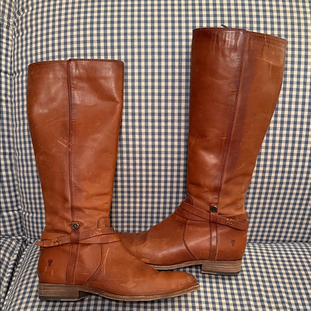 Frye Melissa Belted Boots - Picture 8 of 14